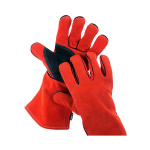 2025 cómodos guantes de soldadura de cuero compatibles con pantalla táctil guantes de Palma de pistola para elegantes guantes de cuero ecológicos - Product Image 1