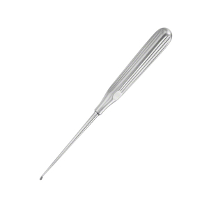 Curette osseuse de meilleure qualité droite 180 mm 7 pouces poignée ergonomique largeur 5.2mm curette osseuse chirurgicale en acier inoxydable - Product Image 4