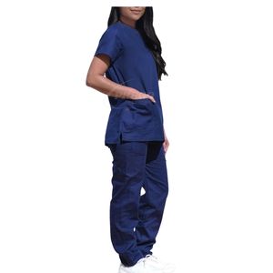 New Design Unisex Medical Nurse Uniform | Breathable Knitted Scrub <b>Set</b> for <b>Doctors</b> & Nurses | Customizable Nursing Scrubs - Product Image 3