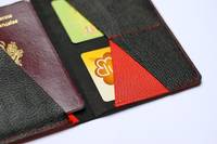 Portefeuille de passeport en cuir pleine fleur vintage durable, porte-passeport personnalisé, housse de passeport faite à la main, porte-cartes de haute qualité