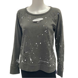 2025 Venta caliente hombres sudadera desgastada transpirable moda diseño personalizado desgastado sudaderas personalizadas 100% algodón - Product Image 4