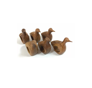 Solid Wood <b>Napkin</b> <b>Ring</b> <b>Wooden</b> <b>Napkin</b> <b>Rings</b> New Handmade <b>Napkin</b> <b>Ring</b> for Gift Packing Kitchen & Tabletop - Product Image 5