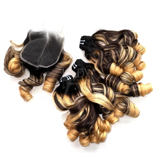 Paquetes de colores personalizados hinchables de la más alta calidad de 100% cabello humano vietnamita con precio al por mayor - Product Image 3