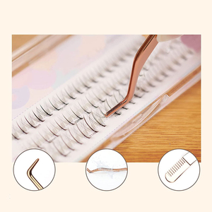 <span class=keywords><strong>2025</strong></span> Sản phẩm mới công cụ trang điểm thép không gỉ Vòng lông mi mở rộng nhíp công cụ làm đẹp để bán dịch vụ OEM - Product Image 3