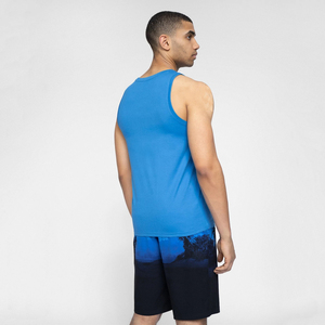 Camiseta sin mangas informal de alta calidad para hombre, camiseta con capucha de poliéster de punto de diseño personalizado, transpirable, de secado rápido, opciones de impresión al por mayor - Product Image 2