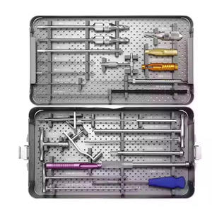 Ensemble d'instruments d'implants traumatiques orthopédiques DHS & DCS de haute qualité Outils de kit de plaque de verrouillage de chirurgie traumatique pour la chirurgie osseuse - Product Image 6