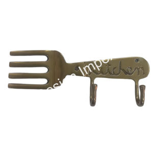 Crochet de cuisine cuillère élégant avec 3 supports crochet mural en métal de vente chaude crochets les plus tendances or pour la décoration - Product Image 6