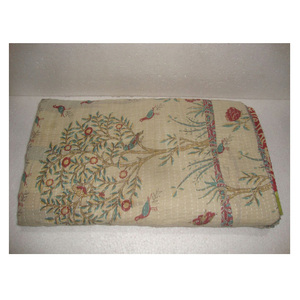 Vintage bohème Kantha couette de haute qualité cousu à la main réversible coton couverture jeter couvre-lit en gros Lot pour l'hôtel - Product Image 1