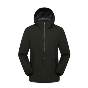 Chaqueta Cortavientos Larga con Capucha y Parches Personalizados de Invierno de Alta Calidad para Hombre con Color Personalizado y Servicio OEM - Product Image 5