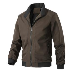 Nueva chaqueta de moda para hombre, chaquetas de bombardero, ropa de calle informal de negocios, abrigos para hombre, abrigo cortavientos sencillo - Product Image 3