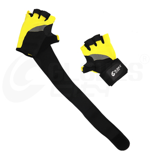 Entrenamiento Medio dedo Levantamiento de pesas Mano Yoga Fitness Deportes Gimnasio Ejercicio Entrenamiento al aire libre Culturismo Atlético por GLOVES City - Product Image 2
