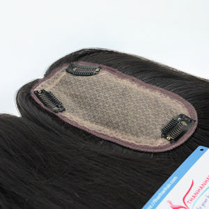 Nuevo Artículo, Tupé de Cabello Humano, Extensiones de Cabello con Parte Superior de Seda para Mujer, Muy Sedoso, Sin Enredos, 100% Cabello Vietnamita - Product Image 3