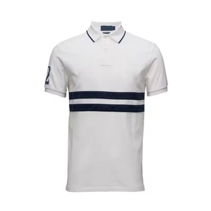 Chemises pour hommes en jersey de coton respirant décontracté à manches courtes de grande taille pour l'été, couleur unie personnalisable - Product Image 5