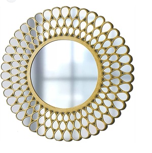 Cadre de miroir de haute qualité, taille personnalisée, cadre de miroir en métal pour salon, design incurvé à la main - Product Image 2