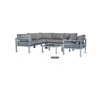 Superbe table et chaises de jardin ovale à six places en fonte d'aluminium ensemble de table à manger au design moderne pour la décoration de la maison, de la cuisine et du jardin