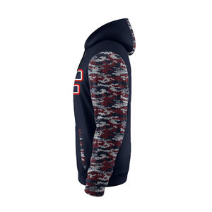 Haute qualité 100% polyester épais blanc uni lourd sans ficelle sweats à capuche surdimensionnés unisexe Logo personnalisé grande taille hommes sweats à capuche - Product Image 3