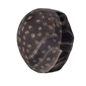 Perruque et toupet 100% cheveux humains, cheveux vierges chinois Remy, prothèse Taz Hair BD Lace Front Water Wave - Product Image 5