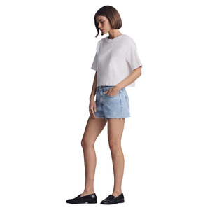 Women's Mid Waist <b>Vintage</b> Distressed Ripped Washed Denim Boyfriend Shorts Summer Casual Fashion Sexy <b>Mini</b> OEM Denim Shorts - Product Image 6