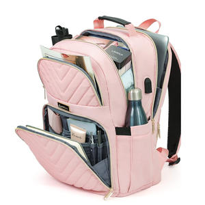 กระเป๋าเป้ใส่แล็ปท็อปกันน้ำขนาดใหญ่พิเศษของผู้หญิงพร้อมซิป YKK hkk ทนทานคุณสมบัติกันขโมยปรับแต่งได้พร้อมโลโก้ของคุณ - Product Image 1