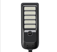 Lampadaire solaire intégré haute luminosité, étanche IP65, tout-en-un, avec capteur radar, éclairage public extérieur