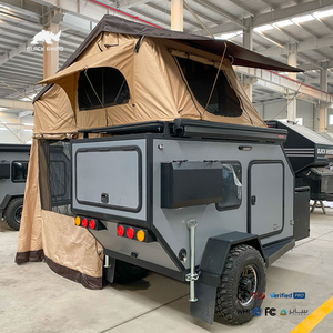 Caravane tout-terrain ECOCAMPOR 2023 avec toit rigide de 19 pieds, nouvelle conception de cuisine extérieure pour le camping - Product Image 5