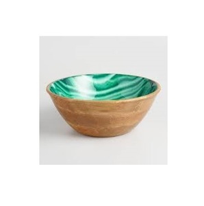 Custom Logo Eco-Friendly Handcrafted Natural Wood Modern Vintage Heart-Shaped Divided Snack Serving Bowl for Dessert <b>Nuts</b> - Product Image 2