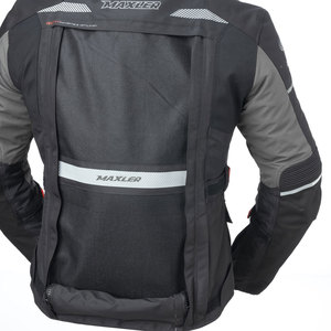 Heavy Duty <b>Biker</b> <b>Jacket</b> with Removable Sleeves Off Road Premium Motorcycle <b>Jacket</b> with 840D Cordura Reinforcements Gray - Product Image 1