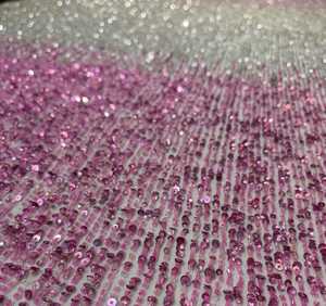 ผ้าลูกไม้ประดับลูกปัดแสนสวยงานที่ละเอียดอ่อนเหมาะสำหรับจัดแต่งทรงผมของ lehenga และสร้างข้อความแฟชั่นชนเผ่าที่ยิ่งใหญ่ - Product Image 2