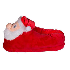 Chaussons en peluche Père Noël pour enfants – Confortables, antidérapants, imprimés, à bout fermé, en mousse, pour le printemps - Product Image 3