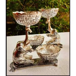 Elegantes Recuerdos de Boda de Plata Alemana con Forma de Elefante, Decoración para Regalos Corporativos con Diseño de Pantalla Gratuita, Caja de Terciopelo Incluida - Product Image 2