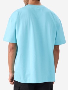 เสื้อยืดผ้าฝ้ายโอเวอร์ไซส์สำหรับผู้ชายเสื้อยืดทรงหลวมใส่ได้ทั้งชายและหญิงทรงหลวมไซส์100% น้ำหนัก300กรัม - Product Image 2