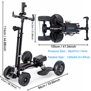 Chariot de golf électrique à 4 roues Eswing ES-1388 Pro avec cadre en aluminium pour utilisation sur le parcours - Product Image 3