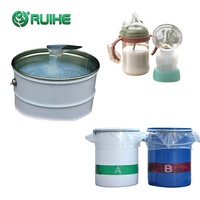 Composé de caoutchouc de silicone liquide approuvé LFGB et FDA pour produits infantiles, dureté personnalisée 30A-60A
