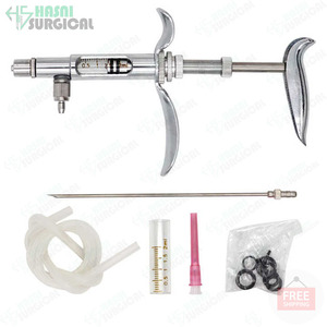 Hasni Surgical CE ISO Aprobado Reutilizable Manual Veterinario Instrumentos Set Jeringa de Dosis Ajustable con Fuente de Alimentación - Product Image 3