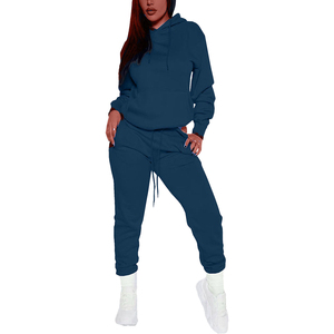 Conjunto Deportivo Unisex de Alta Calidad, 100% Algodón, Diseño Personalizado, Sudadera con Capucha y Pantalones Deportivos, Ropa Urbana - Product Image 1