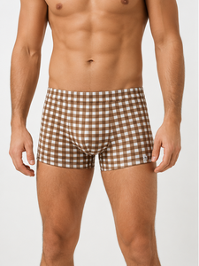 Caleçons tricotés mi-hauts pour hommes, amples, confortables, sans coutures, respirants, écologiques, sous-vêtements ODM - Product Image 1