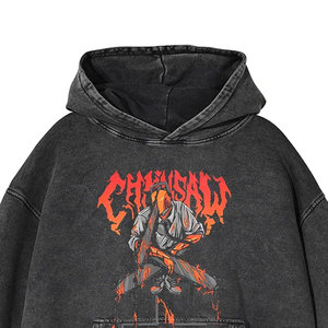 OEM ODM personalizado hombres Rhinestone sudaderas con capucha DTG DTF sublimación sudadera Streetwear pulóver ropa Casual - Product Image 4