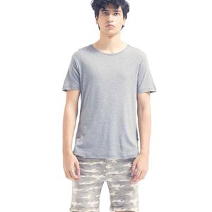 T-shirt à col rond en coton respirant, écologique, super doux, de haute qualité, pour homme, coupe classique, design classique, logo imprimé - Product Image 1