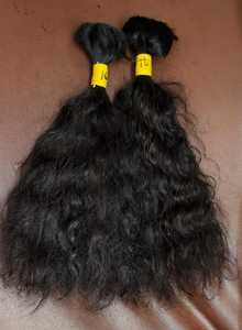 Paquets de cheveux humains 100% en vrac étiré simple | Paquets de cheveux humains de qualité supérieure - Product Image 3