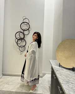 Dernier Vintage Afghani-Style femmes modeste robe de soirée de mariage tailles personnalisées couleurs manches longues respirant lavable dentelle bouton - Product Image 2