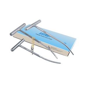 Localisateur de canal fémoral à poignée en T, instrument chirurgical orthopédique manuel en acier inoxydable pour arthroplastie de la hanche - Product Image 1