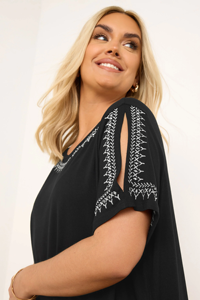 เสื้อยืดแฟชั่นปักตามสั่งสำหรับผู้หญิงสไตล์ลำลองขนาดใหญ่พิเศษระบายอากาศได้ - Product Image 3