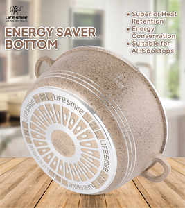 Classic Design Multi-Layer Non-Stick Granite Coating 8 Pcs Cookware <b>Set</b> Kitchen Cooking <b>Pots</b> - Product Image 3