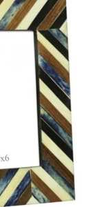 กรอบรูปทำจากไม้แบบฝังกระดูกสำหรับตกแต่งบ้านสมัยใหม่ดีไซน์แบบอินเดียลายดอกไม้หรูหรา - Product Image 3