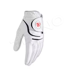 Gants légers résistants au soleil Gants de doigt exposés en cuir PU Gants de golf demi-doigts antidérapants - Product Image 1
