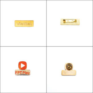 Plaque signalétique en acier personnalisée de haute qualité avec logo, étiquette 3A, fournitures du Vietnam avec épingle métallique, prix bas, bons produits - Product Image 2