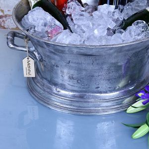 Cubo de hielo de ciervo para bebidas, cubo de hielo de champán de latón para Bar, bañera de champán de aluminio para bañera de champán - Product Image 1