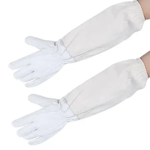 Goat Leather Beekeeping Safety Gloves - Product Image 1