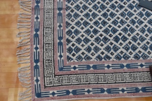 Mô Hình Zigzag Thiết Kế Thảm Tay Khối In 100% Chất Liệu Cotton Cho Nhà Sống Vườn Trang Trí Nội Thất Hoặc Xe Sử Dụng - Product Image 4