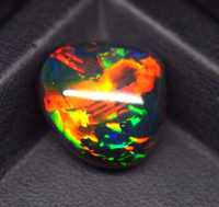 Opale noire éthiopienne naturelle de qualité supérieure, rare, cabochon à feu, en vrac, avec éclats de fracture, affichant un éclat multicolore intense, 100 grammes, pour bagues